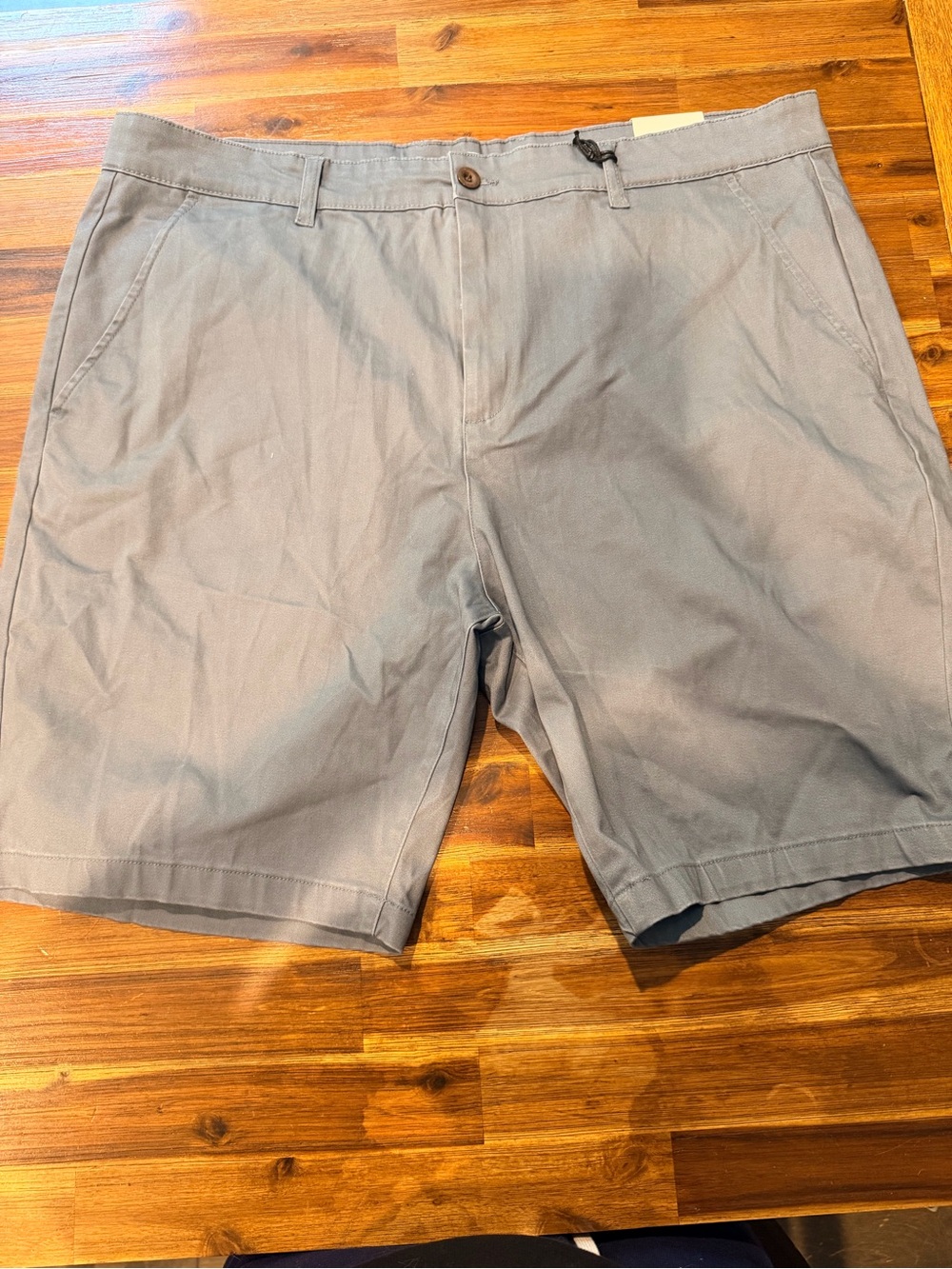 Men's Kenneth Cole - 38, Slim Fit -  Gray Casual Shorts